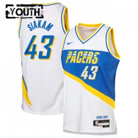 Dres Indiana Pacers Pascal Siakam Nike 2025-26 City Edition Bijela Swingman - Dječji